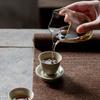 Taza de té de ceniza de planta vintage hecha a mano, taza de degustación de té, juego de té de cerámica Kung Fu, taza de fragancia, taza maestra, taza de té, taza de té, porta té