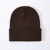Gorro de punto estilo coreano, nuevo, de color liso, plano, para otoño e invierno, estilo retro, cálido, para exteriores, resistente al frío y a la humedad.
