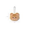 Colgante de Muñeco de Peluche de Dibujos Animados Oso Pequeño Lindo Rana Pequeña Conejo Gato Cabeza de Animal Colgante para Mochila de Estudiante Llave