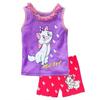 Ropa de Casa de Estilo para Niñas de Manga Corta Nueva Ropa para Niños Traje de Verano Ropa para Aire Acondicionado Pijama de Dibujos Animados K090