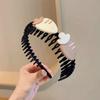 Leche para niños Diadema antideslizante de dientes marrones de dibujos animados artefacto para cabello suelto niña diadema de niña horquilla accesorios para el cabello tocado femenino