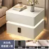 Mesa de Cabeceira Inteligente Suspensa Sem Fio Estilo Moderno Simples Luxo Leve Mesa de Cabeceira de Quarto de Luxo com Fechadura e Sem Necessidade de Instalação
