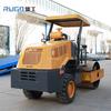 Rolo compactador pequeno de 3 toneladas, hidráulico completo, tração dupla, vibração dupla, rolo vibratório, retroescavação de valas, rolo compactador pequeno de roda dupla de aço