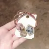 Ins Faixa de Cabelo Colorida com Frutas Feminina Menina Fofa Faixa para Couro Cabeludo Faixa de Cabelo Alta Elasticidade Couro Grosso Conjunto Corda de Cabelo Novo Estilo