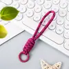 Cordón para Teléfono de Encaje Color Caramelo Versátil Creativo Cordón para Funda de Teléfono Cuerda Trenzada Hecha a Mano Adorno de Nudo de Diamante
