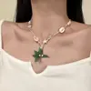 Collar de Mariposa con Borlas de Colores Super Hada Diseño de Nicho Simple Elegante Gama Alta Retro Moda Único