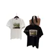 Camiseta de Algodão Puro Estilo Americano de Manga Curta para Mulheres no Verão, Alta Qualidade, Solta, Oversize, Top Retrô de Manga Meia para Pessoas Baixas, Tendência