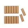 Tubo de Papel Kraft al por Mayor Tubo para Fuegos Artificiales Tubo Casa de Insectos Diámetro Pequeño Tubo para Bolígrafo Tubo Explosivo de Papel Bateador Calibración Paja Impresión