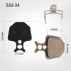 Pastillas de Freno de Disco para Bicicleta de Montaña, Pastillas de Freno para Bicicleta de Montaña, Pastillas de Freno de Disco de Resina para Bicicleta, Accesorios de Ciclismo