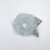 Versión coreana de Stereo Camellia, material hecho a mano para bricolaje, tocado, horquilla, broche, accesorios para falda, accesorios de joyería al por mayor
