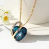 Moda Europeia e Americana Novo Estilo Pingente Tridimensional em Forma de Coração Cravejado de Diamantes Joia Pingente de Colar Versátil de Luxo de Alta Qualidade para Mulheres