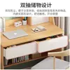 Mesa de computador para alugar, mesa de escritório prática para apartamentos de aluguel, mesa multifuncional para dormitórios, mesa combinada com estante para estudar