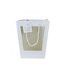 Bolsa Tote Trapezoidal com Meia Janela para Embalagem de Flores, Bolsa de Presente para o Dia dos Namorados Chinês, Bolsa de Presente de Dia dos Namorados, Presente para Buquê de Casamento