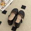 Novidade Outono 2026 Estilo Francês Retrô com Aumento de Altura Sapatos Mary Jane para Mulheres, Sapatilhas Confortáveis com Solado Macio para o Dia a Dia