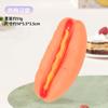 Nuevo juguete para perro directo de fábrica simulación dona helado hamburguesa resistente a las mordidas molar vinilo juguete sonoro