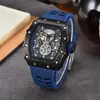 Reloj de Hombre de Moda con Barril Caliente de Fábrica en Vivo para Comercio Exterior, Araña Luminosa Fuerte, Resistente al Agua, Mecánico Falso, Bandeja de Cabestrillo