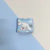Billetera Corta Casual de PU Estilo Popular 80% de Descuento Caricatura Perro Miedo a las Nubes Kurumi con Botones