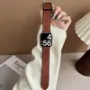 Aplicável à Pulseira de Relógio Magnética com Padrão Cavalo Maluco da Apple iWatch S1011 Capa de Couro Silicone 20/2
