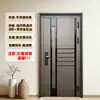 Puerta de Entrada Antirrobo Personalizada Bronce Antiguo Oro Cepillado, Puerta de Arte de Aluminio para Patio, Puerta de Aluminio Ventilada Tallada, Puerta de Patio para Villa