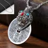 Esmalte Pixiu Montanha Fantasma Gastos Pingente Masculino Moderno Distintivo Criativo Retro Estilo Étnico Colar Pingente Dominador Moda