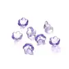 Vidrio transparente color degradado que cambia de color cuentas de orquídea lirio soporte para flores pulsera diy hecha a mano accesorios para pulseras materiales accesorios de joyería