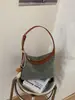 Bolsa de Palha Trançada 2026 Novo Estilo Bolsa Trançada Color-Blocking para Mulheres, Bolsa de Ombro de Grande Capacidade para Praia no Verão, Bolsa Transversal Tendência Atacado