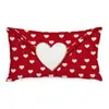 Funda de Almohada para el Día de San Valentín Transfronteriza, Decoración de Ambiente Festivo, Funda de Cojín para Sofá del Hogar, Funda de Cojín para Dormitorio con Estampado de Amor