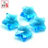 Colgante de estrella de cinco puntas de un solo agujero de 14 mm con un solo agujero, cuentas sueltas de cristal Pujiang, accesorios navideños, cuentas sueltas al por mayor