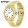 Relógio de Pulso Quartz Estudante Marca Sanda Moda Casual Popular Transfronteiriço Relógio de Pulso Quartz Ponteiro Luminoso Relógio Infantil