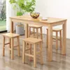 Mesa de Comedor de Madera Maciza Mesa Rápida Mesa para Snacks Mesa y Sillas para Catering Mesa Cuadrada Madera Maciza Cuadrada Mesa Grande para Puestos Callejeros Tienda de Fideos Universal
