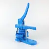 Máquina de Fazer Bottons DIY Broche de Lata para Crianças Distintivo Medalha Máquina Manual Caseira Azul