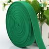 Cuerda elástica de amarre de tejido liso encriptado engrosada de doble cara de 2 cm, cinturón de amarre de 2,5 cm, elástico de color sin lanzadera de alta elasticidad de 1,5 cm