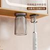 Taza Magnética Invertida para Cepillo de Dientes Habitación de Estudiantes Montada en Pared sin Perforaciones Estante de Almacenamiento Dental para Cepillos de Dientes Mesa de Lavado Taza Dental Estante para Taza de Enjuague Bucal