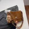 2025 Nuevo Bolso de Hombro de Textura de Alta Gama para Otoño e Invierno Bolso Grande de Capacidad para el Trabajo Bolso Tote para Mujer Bolso Cruzado Simple