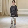 Camiseta de Manga Larga para Niñas 2026 Nuevo Estilo para Niños Mayores, Hermosa y Elegante Top de Primavera, Camiseta Base de Algodón Puro para Niñas
