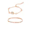 Pulseira Romana Estilo Slim Cintura para Mulheres em Estoque, Pulseira Empilhável Fashion de Aço Inoxidável Mais Vendida, Pulseira de Aço Titânio Não Desbota