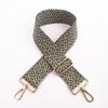 Nueva correa de hombro ancha de color con cinta de algodón bordada, ajustable, para mujer, bolso cruzado, accesorios, bolso, correa larga