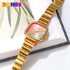 Reloj de Mujer SKMEI Time Beauty Nicho Estilo ins Correa de Acero Impermeable Colorido Reloj de Cuarzo para Mujer Venta al por Mayor