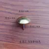 Clavos para Puertas, Clavos Amarillos para Puertas, Clavos Redondos Decorativos, Clavos de Tapa para Puertas de Palacio Antiguo, Clavos de Champiñón, Clavos Antiguos de Estilo Chino