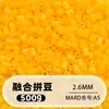 Fusion Bean MARD Série Colorida Completa Pacote de Refil de Miçangas 500g 2,6mm Feito à Mão DIY Material para Quebra-Cabeça 3D Pacote de Refil