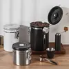 Tanque de armazenamento de grãos de café Binco aço inoxidável grau alimentício tanque selado para pó de café válvula de exaustão unidirecional armazenamento