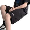 Pantalones cortos holgados casuales de verano para hombre, de alta gama, con cordón ajustable, deportivos, sencillos, para playa, estilo Hong Kong