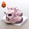Botas de Nieve para Niños, Zapatos de Nieve Impermeables para Niñas, Zapatos Deportivos de Invierno para Niños con Forro de Felpa 2025 Otoño e Invierno, Zapatos de Algodón Engrosados