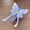 Pinza de Garra de Acetato Extra Grande con Diseño de Mariposa 3D, Horquilla de Lujo de Alta Gama para Recogidos en la Parte Posterior de la Cabeza, Versátil Pinza de Tiburón