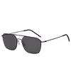 Gafas de Sol Estilo Nuevo 2026 para Hombre Titanio Puro Aviador Marco Grande Gafas de Sol para Mujer Protección UV Gafas HD Transfronterizas.