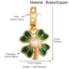 T01 Popular Europeo y Americano Gama Alta Estilo Ins Lindo Animal Panda Oso Trébol de Cuatro Hojas Abeja Colgante de Collar