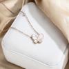 Collar de Mariposa Súper Hada Flower Trail para Mujer Estilo Mori Ins Estilo Frío Cadena Clavícula Collar Corto Elegante Cadena