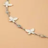 Nuevos y modernos accesorios de mariposa metal cintura Diamante cadena de cintura decorativa cinturón largo versátil accesorios para ropa accesorios