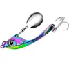 Xuanyue vib Señuelo de pesca con lentejuela giratoria de hierro para lance largo cebo de imitación metal vibratorio VIB completo capa de natación matanza de lubina