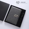 Cuaderno Wenzhou, caja de regalo, venta al por mayor, bloc de notas de cuero para negocios, libro de registro de reuniones, logotipo personalizable